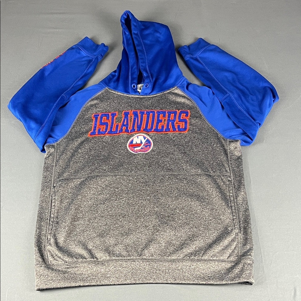 NHL Official Men’s Medium New York Islanders Blue‎ and Gray Hoodie